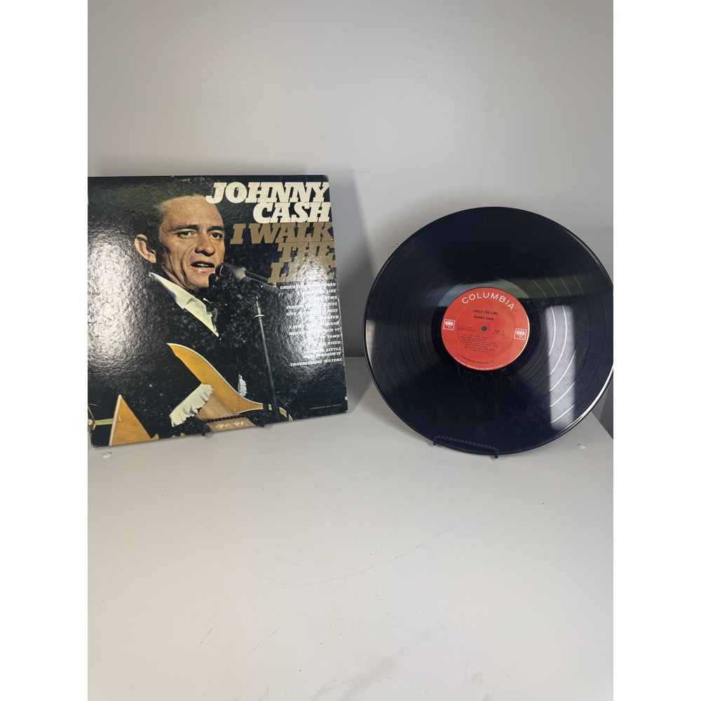 Johnny Cash (LP) I WALK THE LINE - WITH - FOLSOM‎ PRISON BLUES Columbia 1964